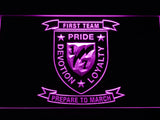 FREE 1st Battalion 7th Marines LED Sign - Purple - TheLedHeroes