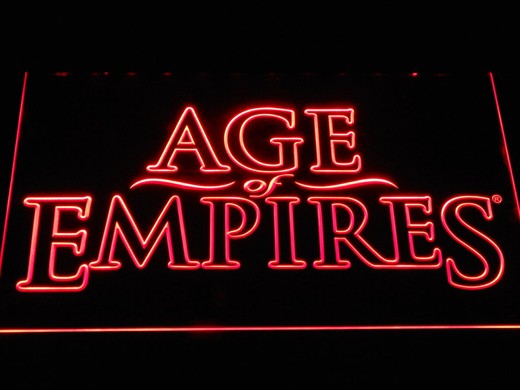 Age of Empires LED Neon Sign Electrical - Red - TheLedHeroes