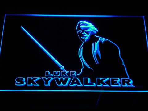 FREE Star Wars Luc Skywalker LED Sign - Blue - TheLedHeroes