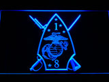 FREE 1st Battalion 8th Marines LED Sign - Blue - TheLedHeroes