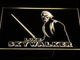 Star Wars Luc Skywalker LED Neon Sign USB - Yellow - TheLedHeroes