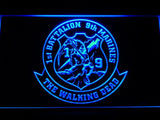 1st Battalion 9th Marines LED Neon Sign Electrical - Blue - TheLedHeroes