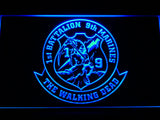 FREE 1st Battalion 9th Marines LED Sign - Blue - TheLedHeroes