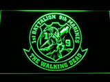 1st Battalion 9th Marines LED Neon Sign Electrical - Green - TheLedHeroes