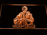 Star Wars Obi-Wan LED Neon Sign Electrical - Orange - TheLedHeroes