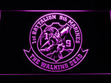 FREE 1st Battalion 9th Marines LED Sign - Purple - TheLedHeroes