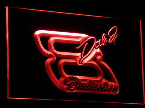 Budweiser Dale Earnhardt Jr. #8 (2) LED Neon Sign Electrical - Red - TheLedHeroes