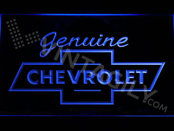 Chevrolet Genuine LED Sign - Blue - TheLedHeroes
