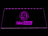 FREE Fallout Shelter LED Sign - Purple - TheLedHeroes