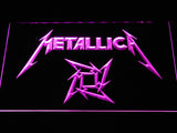 Metallica (5) LED Neon Sign Electrical - Purple - TheLedHeroes