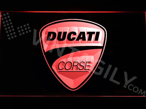 Ducati Corse LED Sign - Red - TheLedHeroes