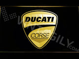 Ducati Corse LED Sign - Yellow - TheLedHeroes