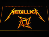 FREE Metallica (5) LED Sign - Yellow - TheLedHeroes