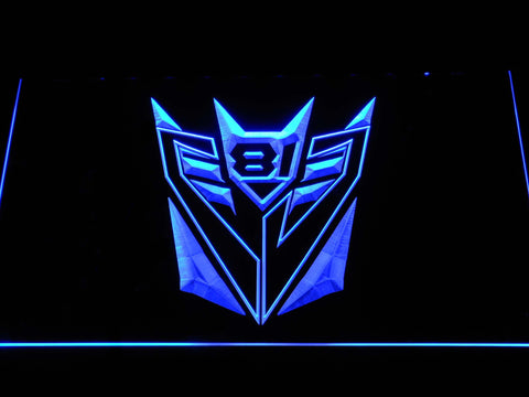 Detroit Lions Calvin-Johnson LED Neon Sign USB - Blue - TheLedHeroes