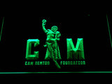 Carolina Panthers Cam Newton LED Neon Sign USB - Green - TheLedHeroes