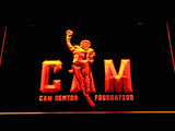Carolina Panthers Cam Newton LED Neon Sign Electrical - Orange - TheLedHeroes