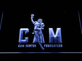 Carolina Panthers Cam Newton LED Neon Sign USB - White - TheLedHeroes