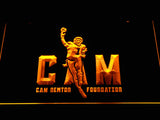 Carolina Panthers Cam Newton LED Neon Sign USB - Yellow - TheLedHeroes