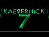 San Francisco 49ers Colin Kaepernick LED Neon Sign Electrical - Green - TheLedHeroes