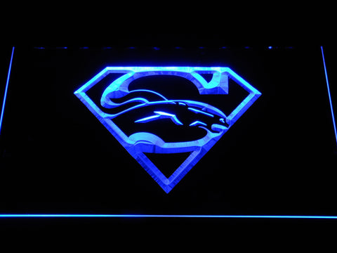 Denver Broncos (11) LED Neon Sign Electrical - Blue - TheLedHeroes