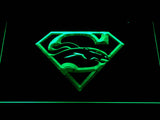 Denver Broncos (11) LED Neon Sign USB - Green - TheLedHeroes
