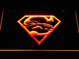 Denver Broncos (11) LED Neon Sign USB - Orange - TheLedHeroes