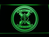 1st Battalion 11th Marines LED Neon Sign Electrical - Green - TheLedHeroes