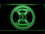 1st Battalion 11th Marines LED Neon Sign USB - Green - TheLedHeroes