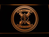 1st Battalion 11th Marines LED Neon Sign Electrical - Orange - TheLedHeroes
