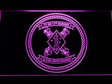 1st Battalion 11th Marines LED Neon Sign Electrical - Purple - TheLedHeroes