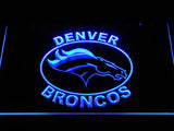 Denver Broncos (12) LED Neon Sign USB - Blue - TheLedHeroes