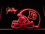 Denver Broncos John Elway LED Neon Sign Electrical - Red - TheLedHeroes