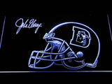 Denver Broncos John Elway LED Neon Sign USB - White - TheLedHeroes