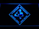 1st Battalion 23rd Marines LED Neon Sign Electrical - Blue - TheLedHeroes