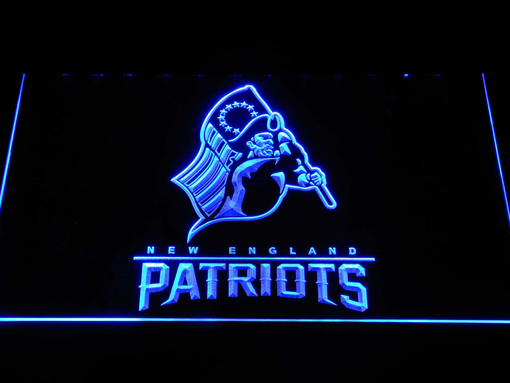 New England Patriots (7) LED Sign - Blue - TheLedHeroes