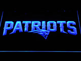 New England Patriots (8) LED Neon Sign USB - Blue - TheLedHeroes