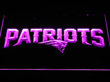 New England Patriots (8) LED Neon Sign USB - Purple - TheLedHeroes