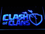 FREE Clash of Clans LED Sign - Blue - TheLedHeroes