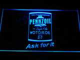 FREE Pennzoil Motor Oil LED Sign - Blue - TheLedHeroes