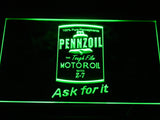 FREE Pennzoil Motor Oil LED Sign - Green - TheLedHeroes