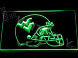 West Virginia Mountaineers LED Neon Sign USB - Green - TheLedHeroes