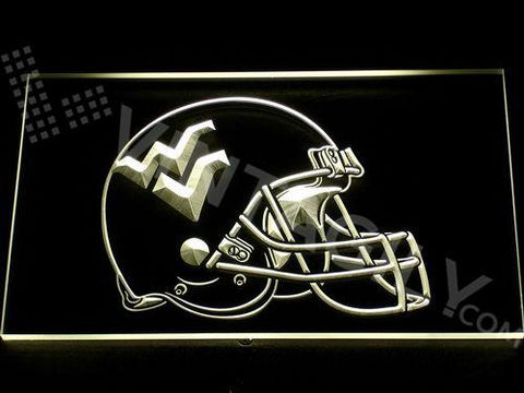 West Virginia Mountaineers LED Neon Sign Electrical - Yellow - TheLedHeroes