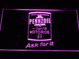 FREE Pennzoil Motor Oil LED Sign - Purple - TheLedHeroes