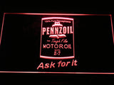 FREE Pennzoil Motor Oil LED Sign - Red - TheLedHeroes