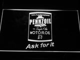 Pennzoil Motor Oil LED Neon Sign USB - White - TheLedHeroes