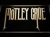 Motley Crue LED Neon Sign USB - Yellow - TheLedHeroes
