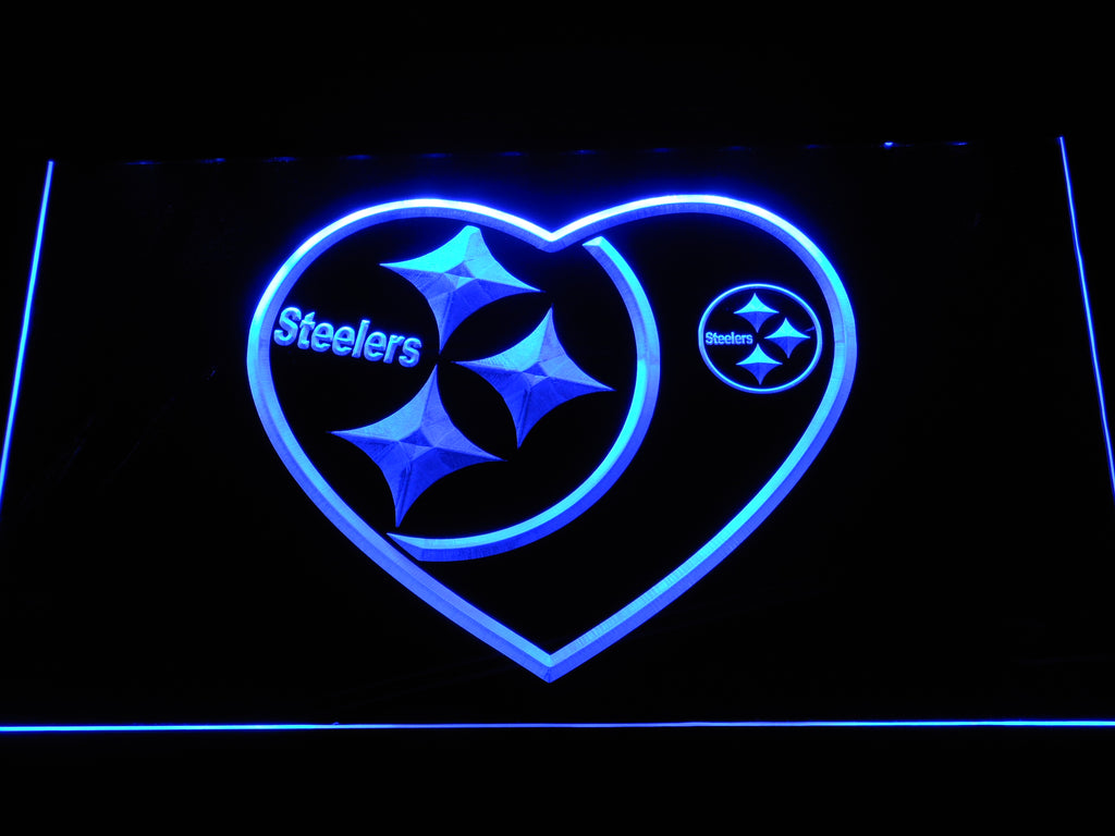 Pittsburgh Steelers (9) LED Sign - Blue - TheLedHeroes