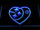 FREE Pittsburgh Steelers (9) LED Sign - Blue - TheLedHeroes