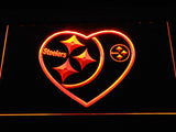 FREE Pittsburgh Steelers (9) LED Sign - Orange - TheLedHeroes