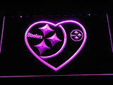 FREE Pittsburgh Steelers (9) LED Sign - Purple - TheLedHeroes